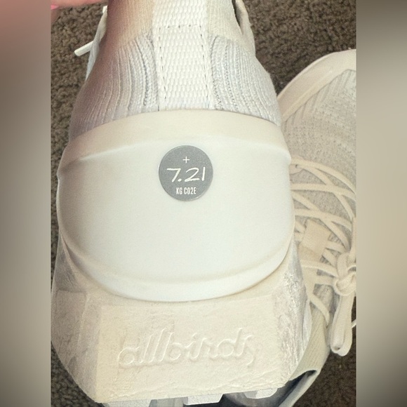 Allbirds White‎ ZETAPEAK Mens Lightweight Knit Running Shoes Sneakers Mens 14 main image 9